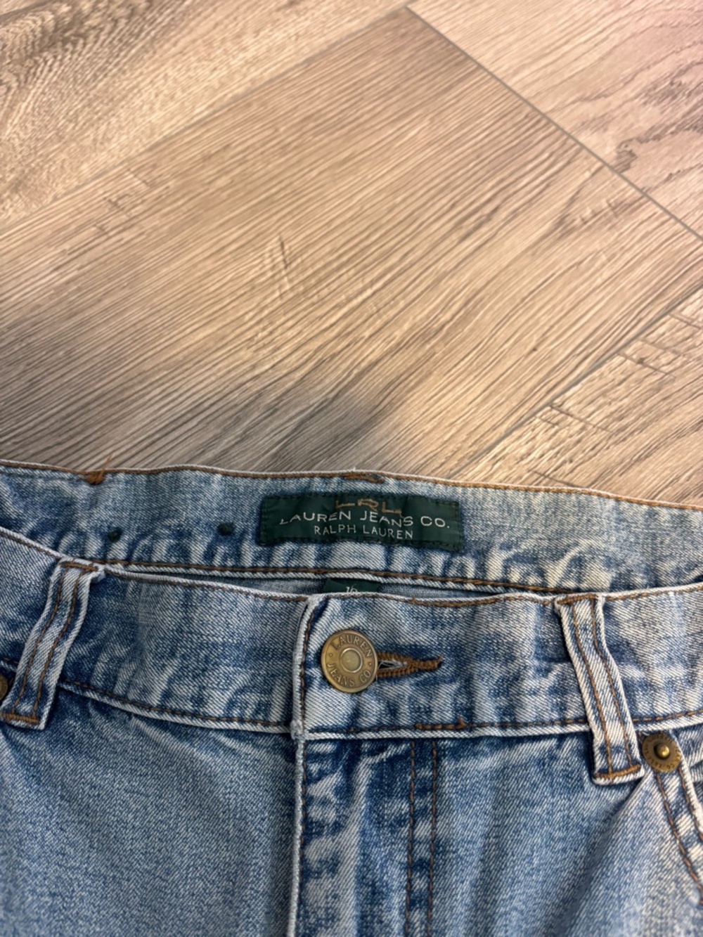 Vintage Ralph Lauren Jeans Size 10 | Classic Straight Light Wash Denim - Picture 9 of 10